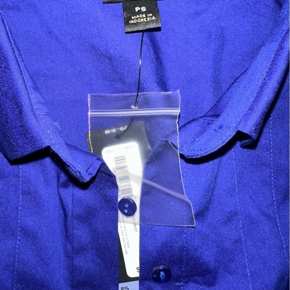 Worthington button down dress shirt blue size small - Picture 2 of 2